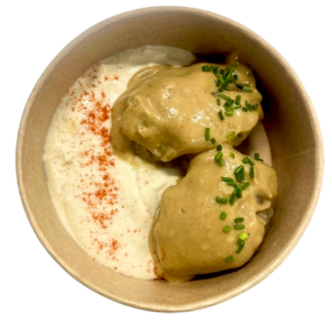 Carrilleras al vino tinto con puré de patata