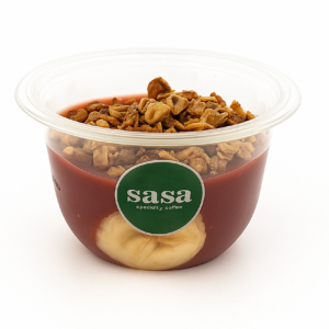 Vasito de açai con granola